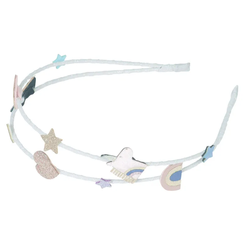 Mimi & Lula Hair Accessories, Double Headband - Unicorn Celeste