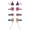 Mimi & Lula Hair Accessories, 8 Hair Clips - Mini Birthday Party Dancing Queen
