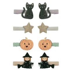 Mimi & Lula hair accessories, Set of 8 hair clips – Mini Halloween