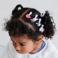 Mimi & Lula Hair Clips, Set of 8 - Birthday Theme Party Time