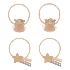 Mimi & Lula Hair Elastics, Set of 4 - Fairy Garden