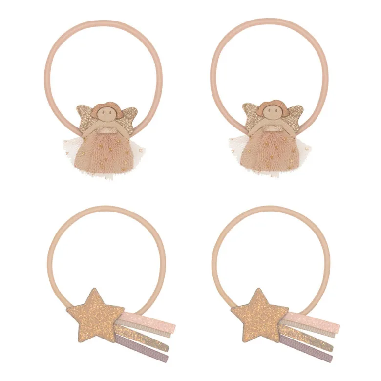Mimi & Lula Hair Elastics, Set of 4 - Fairy Garden