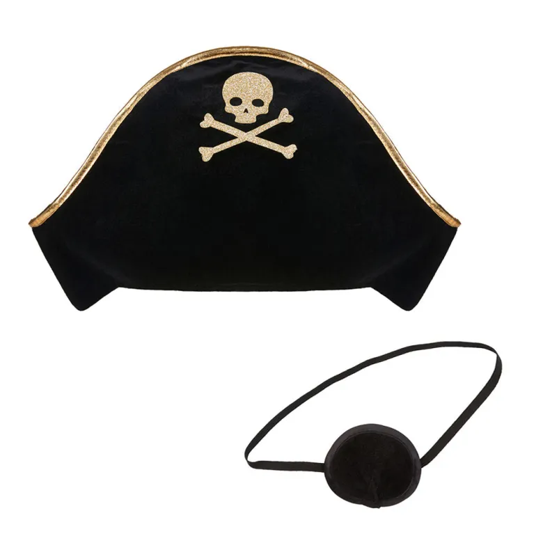 Mimi & Lula Pirate Hat and Eye Patch