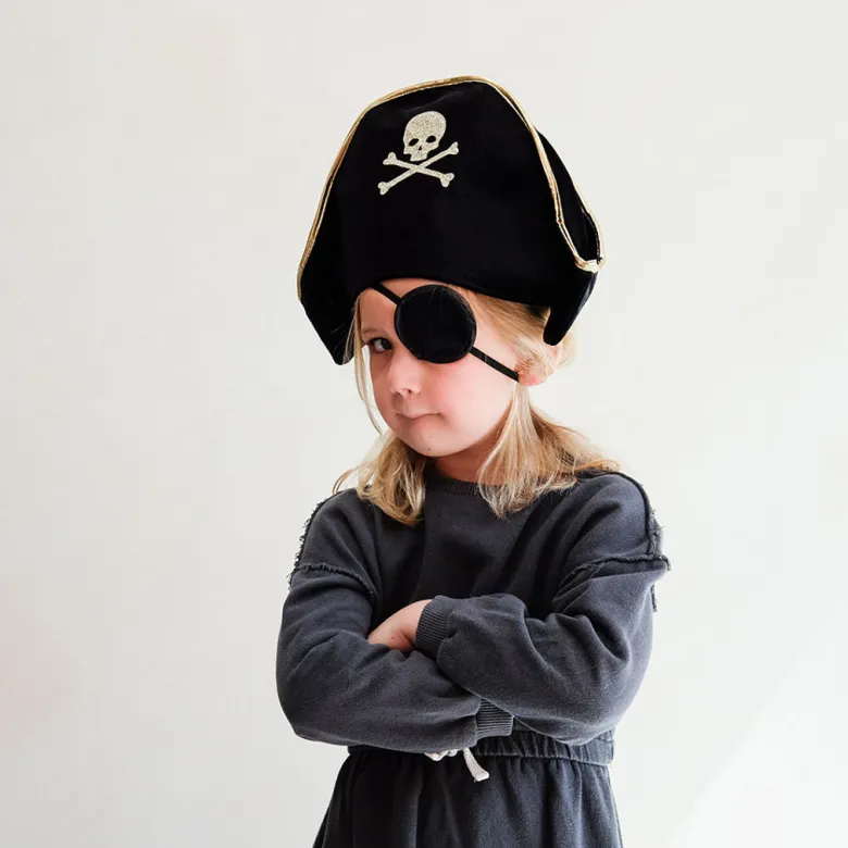 Mimi & Lula Pirate Hat and Eye Patch