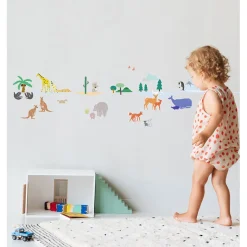 Mimi Lou Wall Sticker Border, Around the World