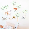 Mimi Lou Wall Sticker, Forest Animals