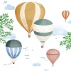 Mimi Lou Wall Sticker, Giant – Hot Air Balloons