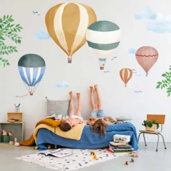 Mimi Lou Wall Sticker, Giant – Hot Air Balloons