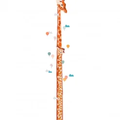 Mimi Lou Wall Sticker, Height Chart - Safari with Danish Text