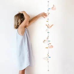 Mimi Lou Wall Sticker, Height Chart - Swans
