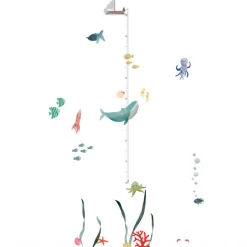 Mimi Lou Wall Sticker, Height Chart – Ocean