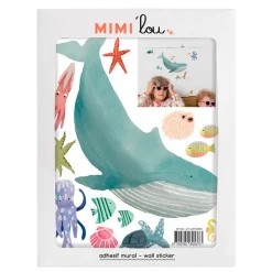 Mimi Lou Wall Sticker, Just a Touch – The Ocean