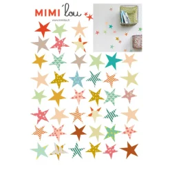 Mimi Lou Wall Sticker, Mini Stars