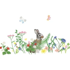 Mimi Lou Wall Sticker, Rabbit in the Grass