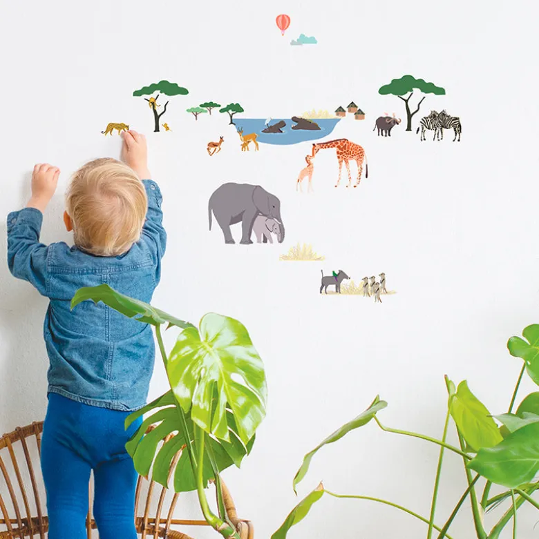 Mimi Lou Wallsticker, Safari