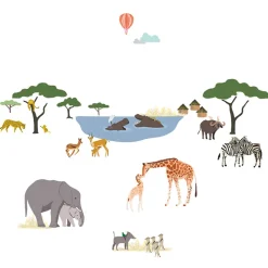 Mimi Lou Wallsticker, Safari
