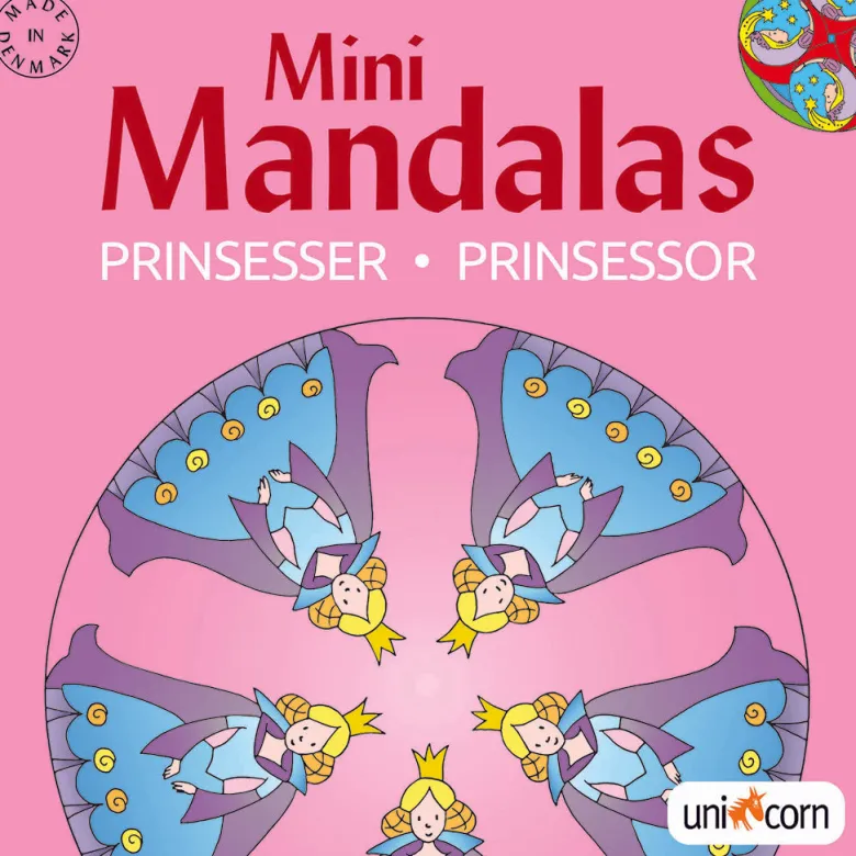 Mini Mandalas Coloring Book, Princesses