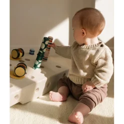 Modu Baby Motor Skills Set, Sand Grey/ Honey Yellow