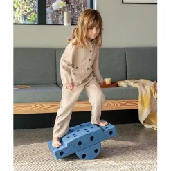 Modu Foam Building Toy, Curiosity Set, 14 Pieces - Deep Blue / Sky Blue