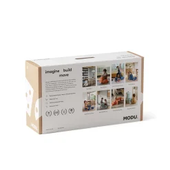 Modu Foam Building Toy, Dreamer Set, 34 Pieces - Ocean Mint/Forest Green