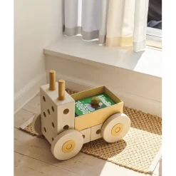 Modu 3-in-1 Walker, Activity Toy in Foam - Sand Grey/ Honey Yellow