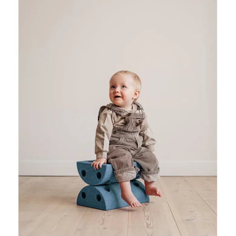 Modu Stool, Children's Stool, Foam Activity Furniture - Deep Blue
