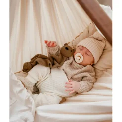 Moonboon Classic Bundle: Cradle Hammock with Connect Classic Motor and Stand - Nature