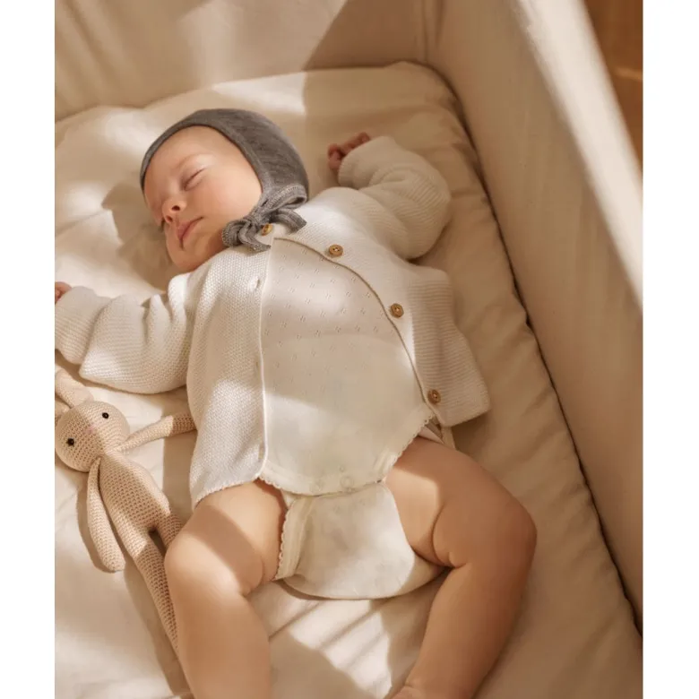 Moonboon Fitted Sheet for Cradle or Baby Hammock, Nature