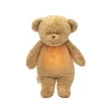 Moonie 2.0, Organic Humming Bear with Pink Noise and Lamp - Cappuccino