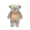 Moonie 2.0, Organic Humming Bear with Pink Noise and Nightlight – Grey