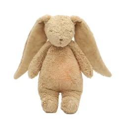 Moonie 2.0, Organic Humming Bunny with Pink Noise and Lamp - Cappuccino