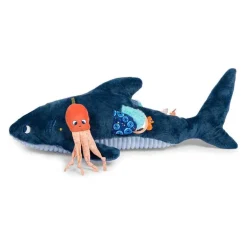 Moulin Roty Activity Plush Toy, Shark 58 cm - Les Aventures de Paulie