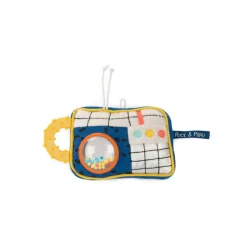 Moulin Roty Activity Plush Toy - Radio with Teething Ring