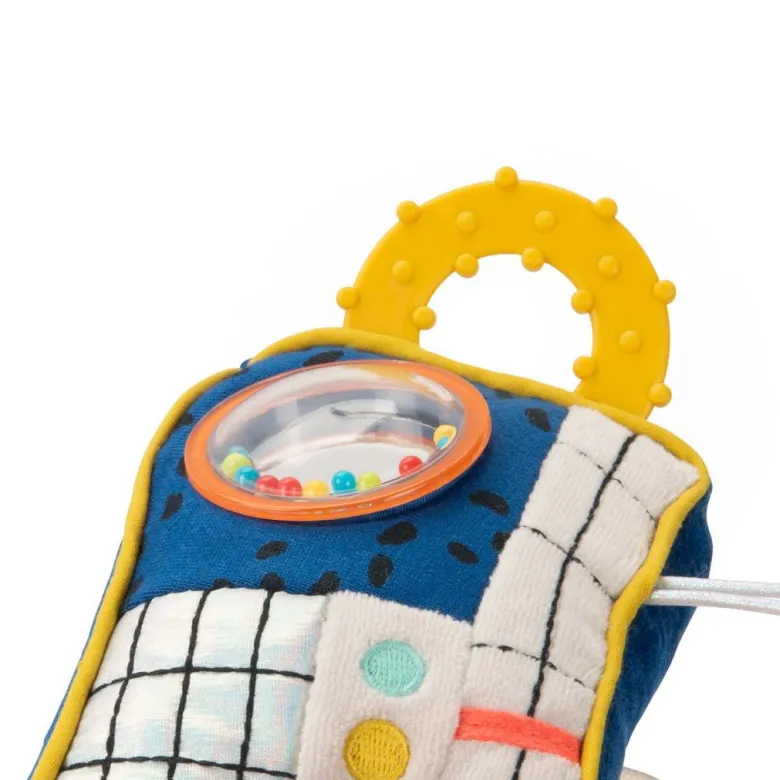 Moulin Roty Activity Plush Toy - Radio with Teething Ring
