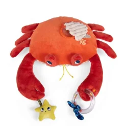 Moulin Roty Activity Plush Toy, Crab – 34 cm