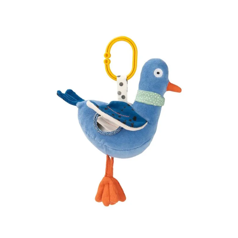 Moulin Roty Activity Soft Toy with Hanging Feature - Michel the Dove
