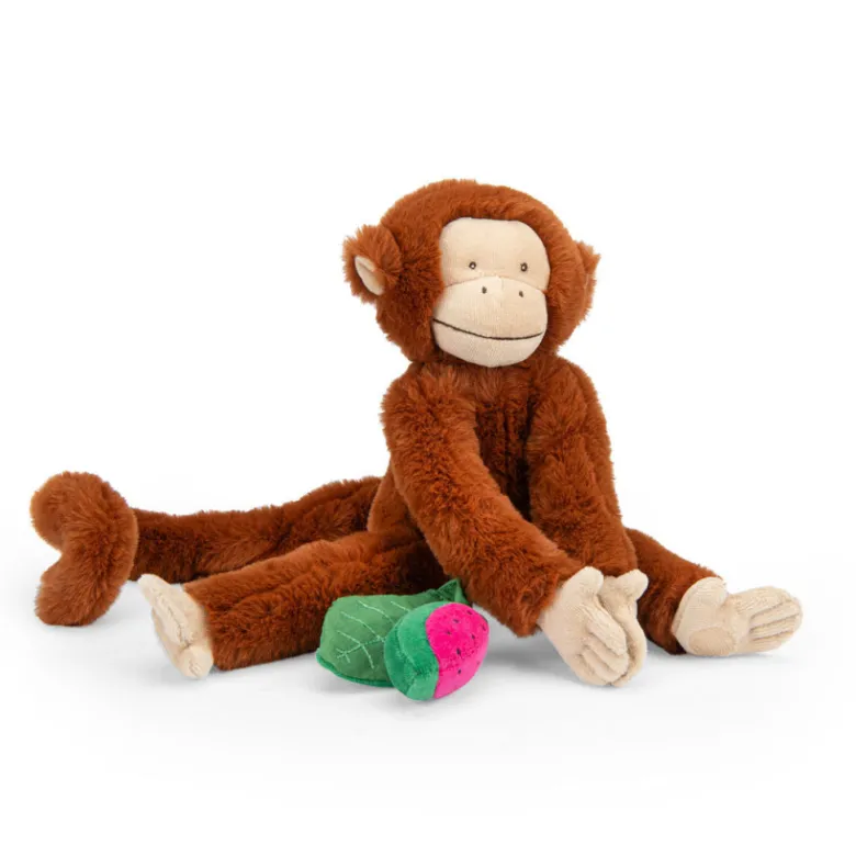 Moulin Roty Activity Toy Animal, Mochica the Monkey 38 cm - La forêt Mawa