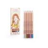 Moulin Roty Colored Pencils 6 pcs, Metallic - Les Rosalies