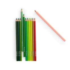 Moulin Roty Colored Pencils, Set of 12, Natural - Le Jardin du Moulin