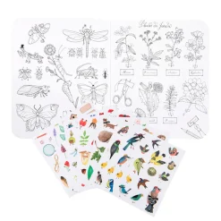 Moulin Roty Coloring and Sticker Book – Botaniker