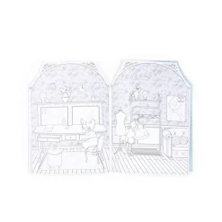 Moulin Roty Coloring Book with 170 Stickers, The Little Dance School