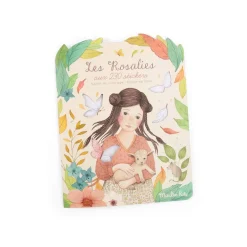 Moulin Roty Coloring Book with 230 Stickers, Les Rosalies