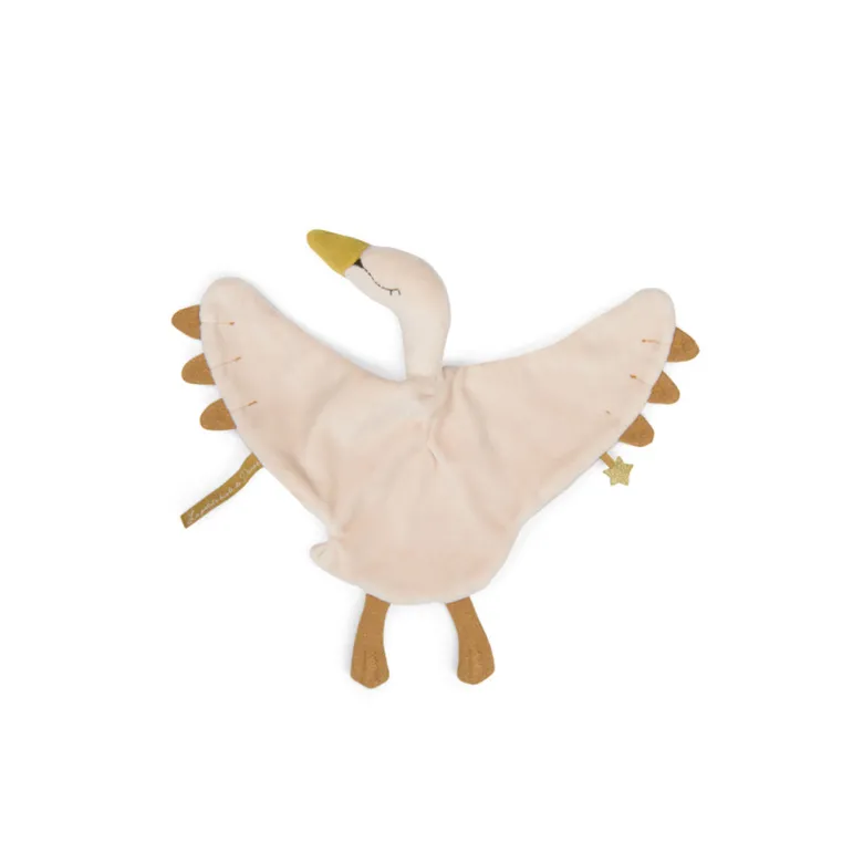 Moulin Roty Comfort Blanket with Swan, La Petite Ecole de Danse