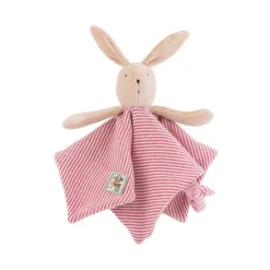 Moulin Roty Comfort Blanket, Sylvain the Rabbit - La Grande Famille