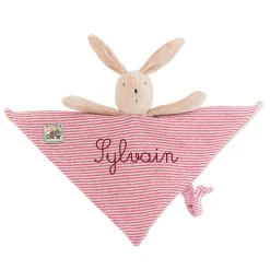Moulin Roty Comfort Blanket, Sylvain the Rabbit - La Grande Famille
