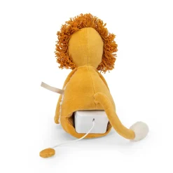 Moulin Roty Musical Plush Toy, Mamba the Lion 27 cm - La forêt Mawa