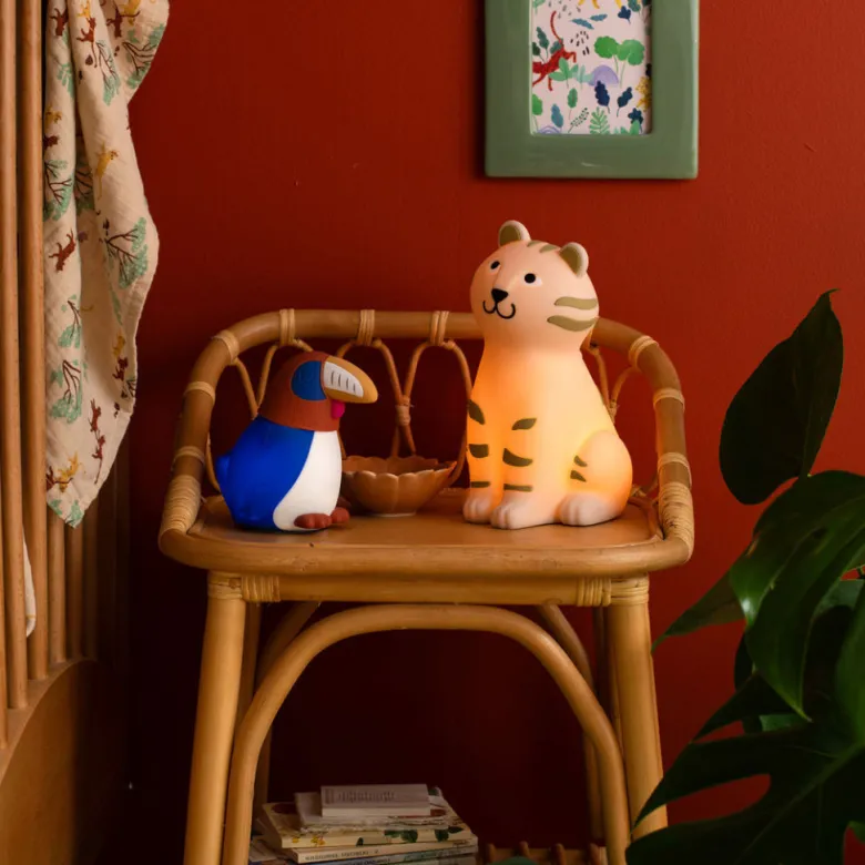 Moulin Roty Night Lamp, Tiger – La forêt Mawa