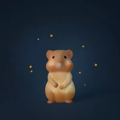 Moulin Roty Night Light, Rechargeable USB - Hamster