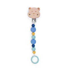Moulin Roty, Pacifier Clip with Hamster - Puce & Pilou