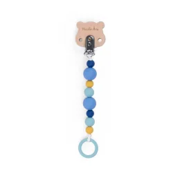 Moulin Roty, Pacifier Clip with Hamster - Puce & Pilou